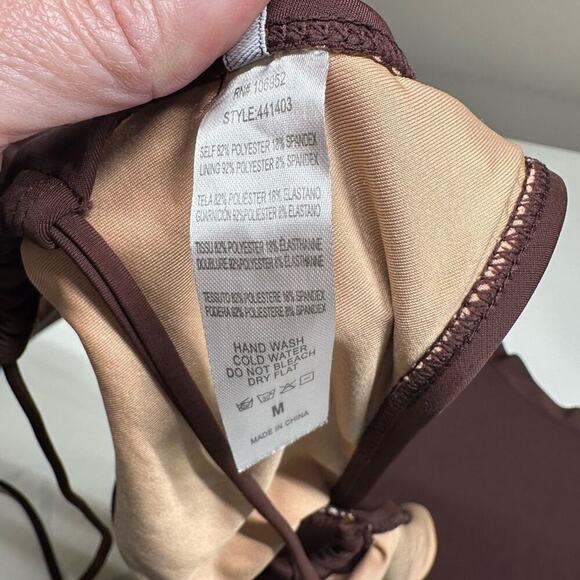 NWT | Forplay | 3-Piece Bikini Set | Brown | Medium - Picture 14 of 16